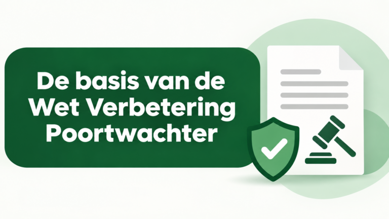 De basis van de Wet verbetering poortwachter